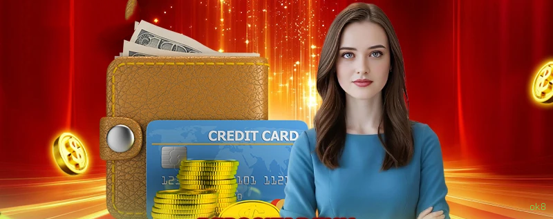 Imagem promocional da ok8 mostrando a plataforma e suas vantagens